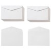 120 Pack Mini Envelopes Small Envelopes Self-Adhesive Kraft Paper Tiny
