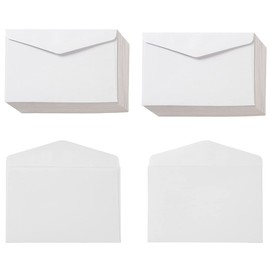 120 Pack Mini Envelopes Small Envelopes Self-Adhesive Kraft Paper Tiny Pockets for Business Cards Christmas Holiday Small Gift Cards Invitations Cards(4.13"×2.76") (White)