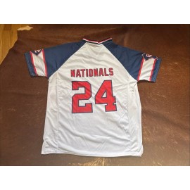 Washington Nationals Football Jersey Large L  Nats Juan Soto Ryan Zimmerman NEW
