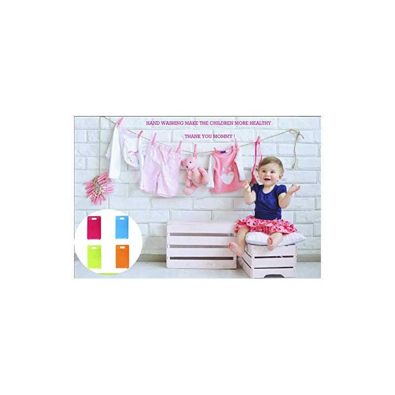 Washing board mini washboards plastic wash board for baby cloth