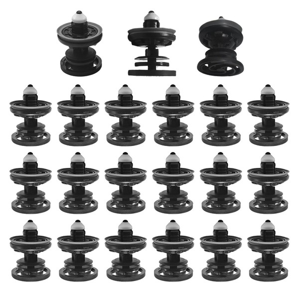 Pack of 20 Car Door Trim Attachment Clips, Universal Car