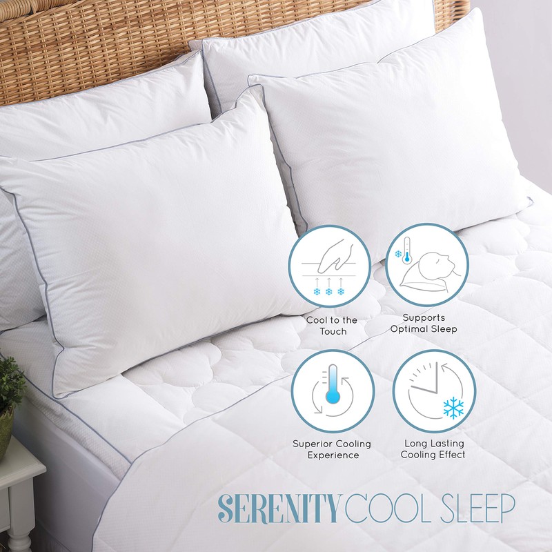 Allied Essentials Serenity Cool Sleep Blanket, White