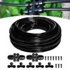 Maotong 100FT 1/4 inch New Quick-Connect Drip Irrigation Kit Distribution