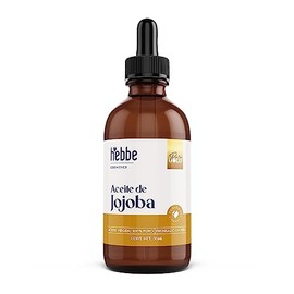 HEBBE | Aceite De Jojoba 50 ml | Orgánico Prensado En Frío Para Piel Y Cabello | Hidratante Facial Para Piel Mixta Y Grasa | Regula Sebo Fortalece Cabello
