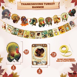 KatchOn, Happy Friends Giving Banner - Large 10 Feet, No DIY | Friendsgiving Banner for Happy Friendsgiving Decorations | Friendsgiving Decorations Friends Theme | Fall Friendsgiving Party Decorations