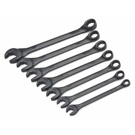 MOLLIFII 7Pc. Blk Oxide Spline Open End Ratcheting Comb SAE Wrench Set, Mfr: CX6RWS7-A