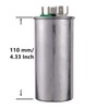 BOJACK 55+15 uF ±6% 55/15 MFD 370/440 VAC CBB65B Dual