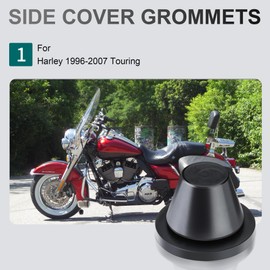MoKitDora 6PCS Rubber Side Cover Grommets Compatible with Harley 1996-2007 Touring Road Glide Road King Street Glide Electra Glide