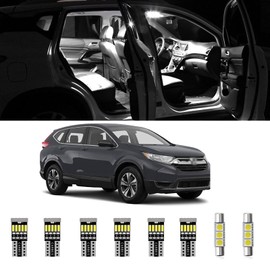 AWALITED 10pcs CRV Interior LED Lights Kit Super Bright LED Map Dome Light Bulbs for Honda CR-V 2013 2014 2015 2016 2017 2018 2019 2020 2021 all models