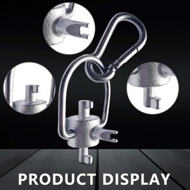 HVAC Key Tool for 410A and R22 Refrigerants, HVAC Locking Cover Key 410A and R-22 for Installation and Removal, Tamper Resistant Key Tool for Air Refrigeration and Equipment Repair XDYFYY