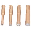 4PCS Brazed Hole Saw Kit Triangle Shank Tile Hole Opener