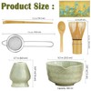 wakouter 7 Pcs Matcha Kit, Matcha Whisk Set for Japanese