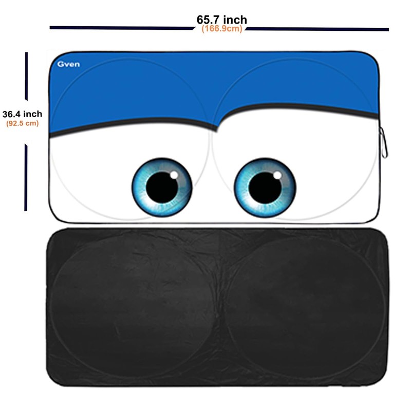 Gven Windshield Sun Shade 2025 Windshield Cover Sun Shade Automotive