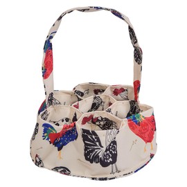 Hsthe Sea Egg Collection Bag Egg Collection Basket with 7 Pockets for Farmhouse Collection of Fresh Eggs