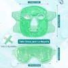 2 Piezas Máscara de Hielo para Ojos y Cara, Mascarilla