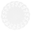 Garcia de Pou 250 Unit Round Doilies Paper White 11.5