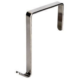 Brilliant Feet ODH45-8mm-1 - Tough Over Door Hook - Use with Doors up to 45mm Thick - for Shoe Organisers and Handbag Organisers - 8x1mm Cross Section - Chromed Steel - Pack of 1