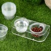 POPETPOP Reptile Feeder with 10 Plastic Bowls for Reptile Feeder
