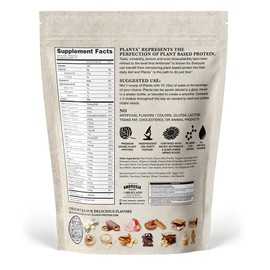 Ambrosia Planta - Premium Organic Plant-Based Protein | Vegan & Keto Friendly | Gourmet Flavors | No Bloating or Stomach Upset | Gluten & Soy Free | No Added Sugar | 25 Servings | Strawberry Ice Cream
