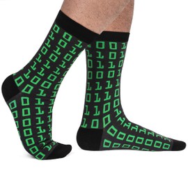 Lavley Nerd Socks - Regalos para amantes de los libros, músicos, aficionados a la ciencia e intelectos - Estilo unisex para hombres y mujeres, Shhh I'm Reading, Talla única
