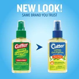Cutter Cutter Lemon Eucalyptus Insect Repellent, No DEET Mosquito Repellent, 4 fl Ounce (Pump Spray)