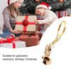 Brass Tuba Key Chain Miniature Golden Musical Instrument Key Chains