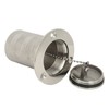 Boat Filler Right Angle Clamshell 316 Stainless Steel Hardware for