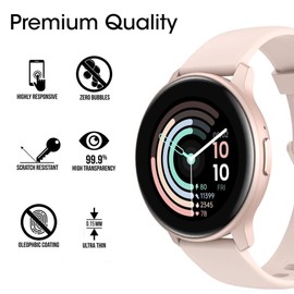 Youniker 6 Pack Compatible with TOUCHELEX Gaea Series K802 1.28 Inch Smartwatch Screen Protector Compatible with OYV TGW008 1.28” Smart Watch Screen Protectors Foils Cover Anti-Scratch