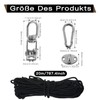 4 Pieces Stainless Steel Pulley, Block Rope Pulley with 4