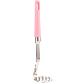 GOOHOCHY Reusable Potato Masher Stainless Steel Manual Potato Crusher with Comfortable Grip Fine Mesh Pressing Plate Food-Grade Kitchen Tool for Potatoes Carrots Squash Beans and Bananas