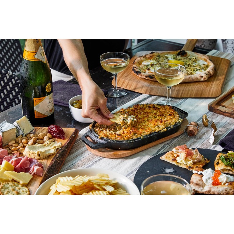 ooni Cast Iron Sizzler Pan - Griddle Frying Pan, 12"