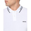 BOSS Paul Modern Essential Polo, Clean White, M