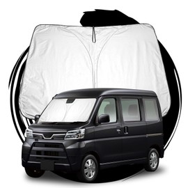 ruiya Daihatsu Hijet Cargo S320V/S321V/S330V/S331V Hijet Truck S500P/S510P Himax S501RP Sunshade for 10th Generation Windshield Parasol Car Sun Shade UV Protection Sun Shade for Overnight in Car