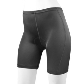Women's Padded Classic Bike Shorts Black Large