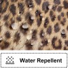 Brown Leopard Shower Curtain Cheetah Animal Print Blackout Polyester Machine