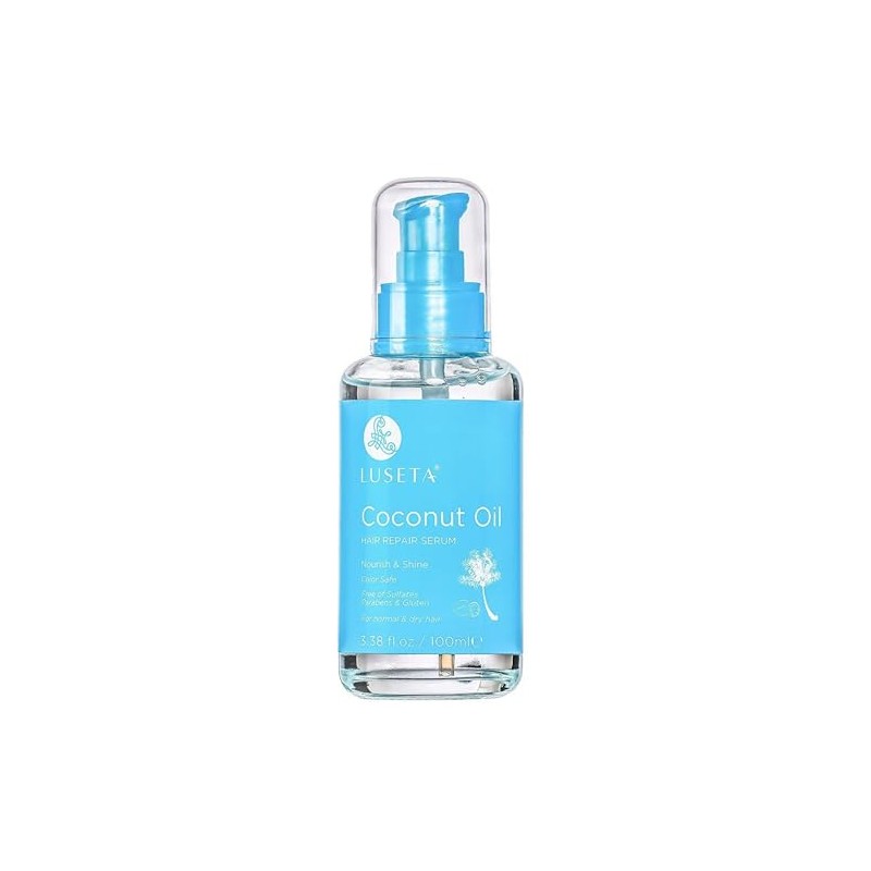 Luseta Coconut Oil Hair Repair Serum, 3.38 Ounces
