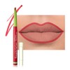 evpct Ruby Red Triangle Lip Liner Pencil Stick for Women,