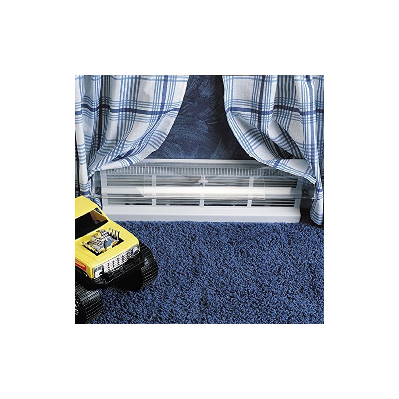 Deflecto Adjustable Air Deflector Baseboard, 15" x 25" (53)