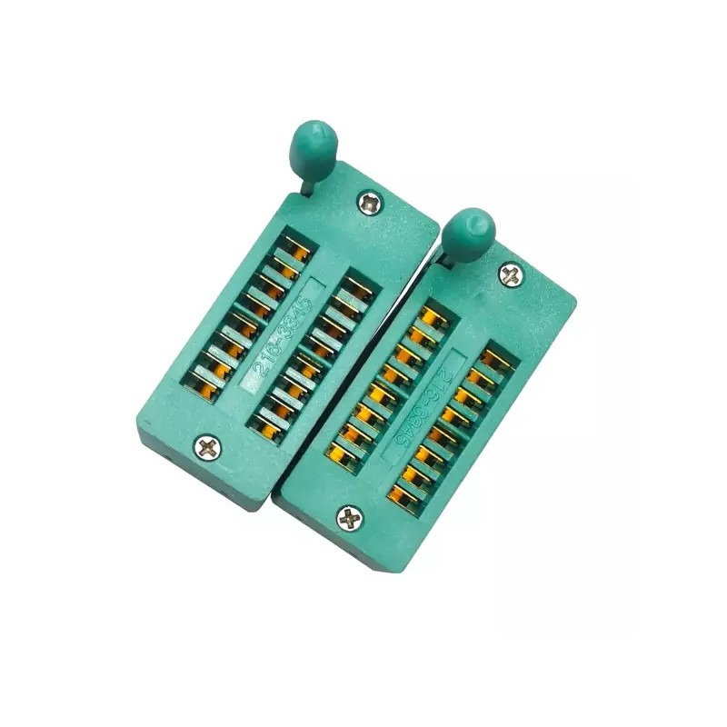 YEGAFE 2Pcs 16핀 2.54mm ZIF Zip IC 테스트 DIP 보드