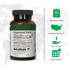 NutraMedix Resveratrol Capsules - Bioavailable Antioxidants Supplement from Red Wine Extract + Grape Skins - 200mg Japanese Knotweed for Immune & Cardiovascular Support (60 Capsules)