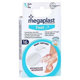 16 occlusive dressings for Warts, salicylic Acid, Hypoallergenic