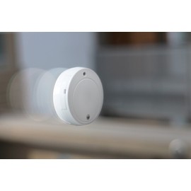 Abode Wireless Vibration Glass Break Sensor | Protects Glass Panes & Alerts You to Any Shocks Or Breaks