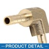 A ABSOPRO Hose Barb Elbow 90 Degree Brass Fitting for