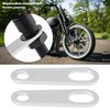 eMagTech 2pcs Motorcycle Stainless Steel Bell Bracket Lucky Bell Fixing