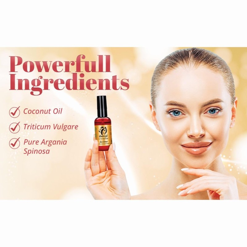 Uzuri Life Antioxidant Face Serum for Scars, Acne, Blemishes, Aging,