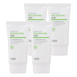 Tenzero Hwajalmuk recommended hypoallergenic sunscreen for those in their 40s Houttuynia cordata mild soothing sun 50g+50g 2 sets / 텐제로 화잘먹 추천 40대 저자극 선크림 어성초 마일드 수딩 선 50g+50g 2세트