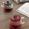 KINTO (キントー) UNITEA ユニマグ 350ml ワインレッド 耐熱ガラス 22914