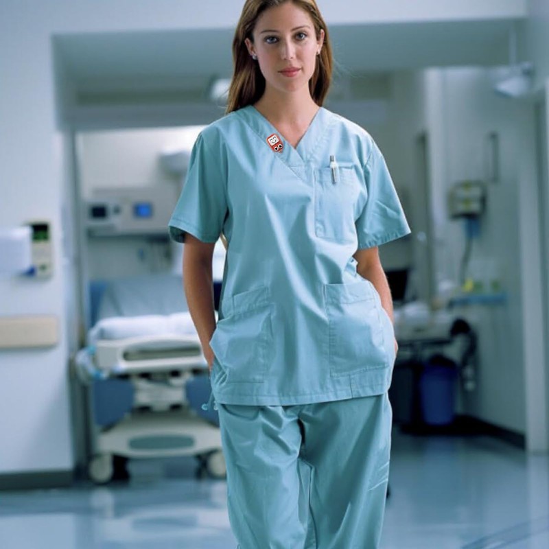 Glucose Meter Embroidered Iron On Patch for Nurse Doctor