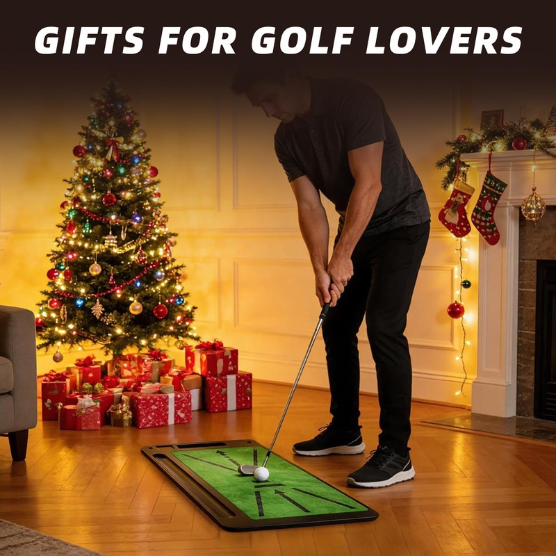 Kasinali Golf Hitting Mats Practice Mat Outdoor Indoor Training Chipping