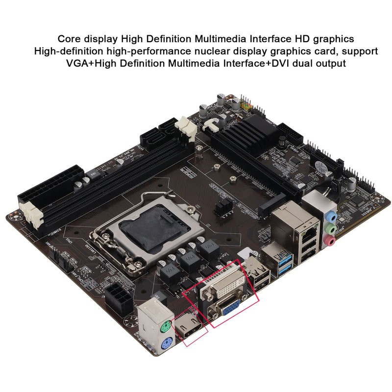 B85 PC Motherboard, Desktop Computer Motherboard M.2 Hard Drive 1150